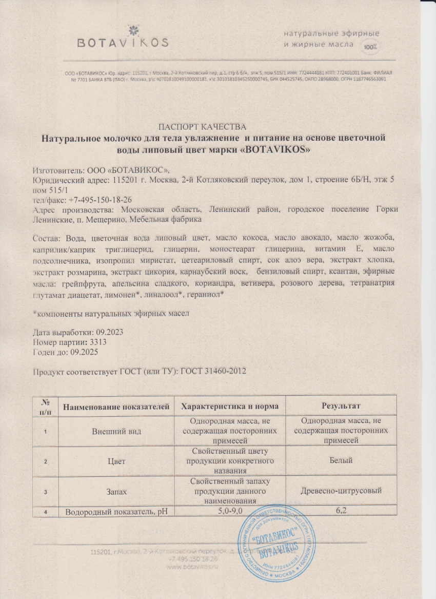 Паспорт №092023
